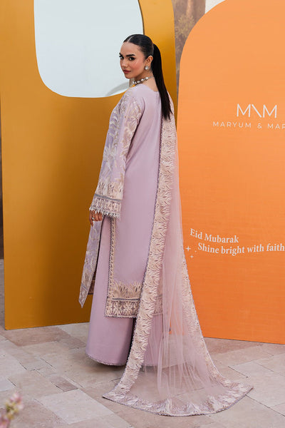 Maryum N Maria | The Eid Affair |ASEEL - MSS6371-Brand:Maryum N Maria-Type:Ladies Clothes-Soft Lilac-Lawn-House of Maryam- Buy in UK, USA