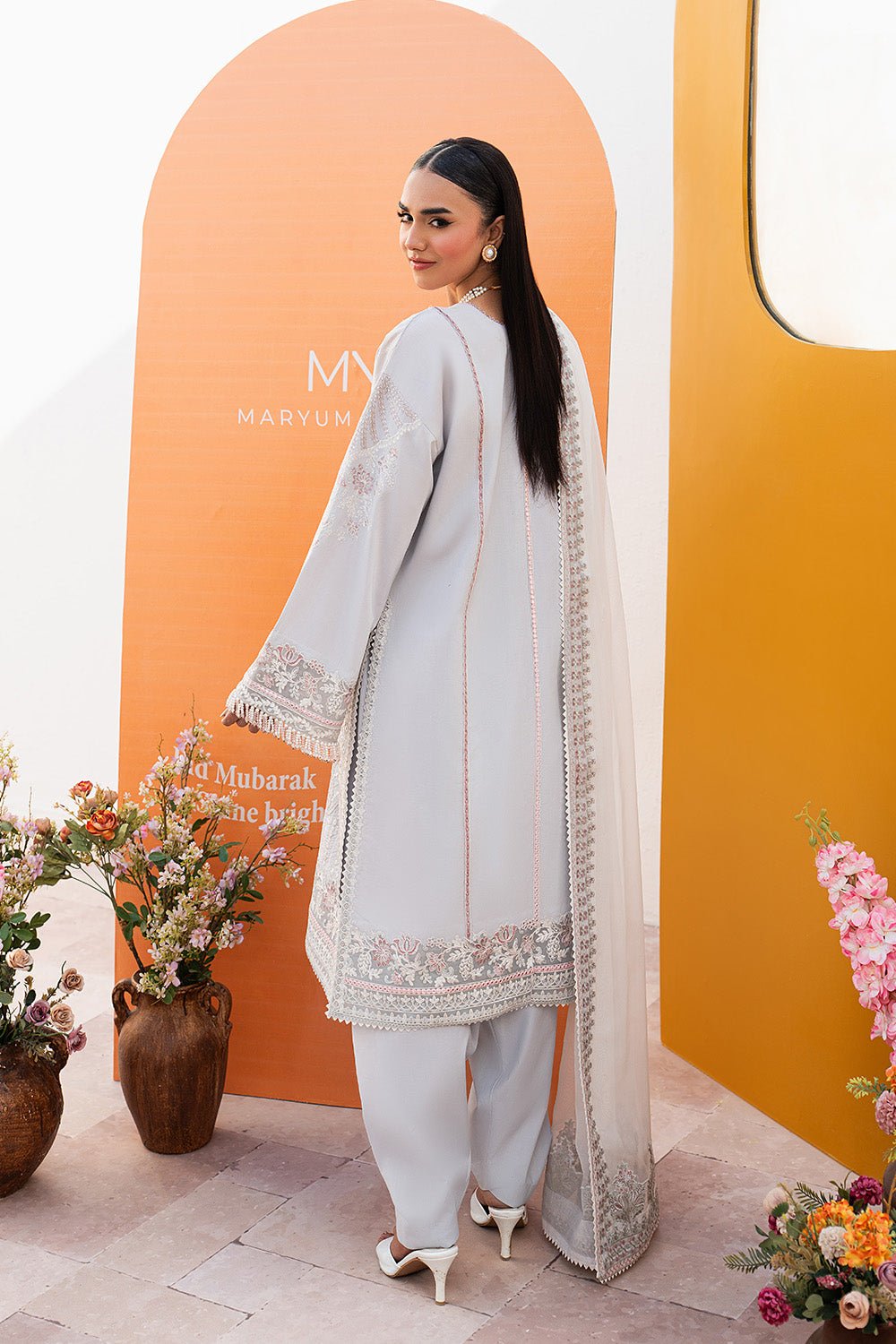 Maryum N Maria | The Eid Affair | DIALA - MSS6369-Brand:Maryum N Maria-Type:Ladies Clothes-Light Lavender-Lawn-House of Maryam- Buy in UK, USA