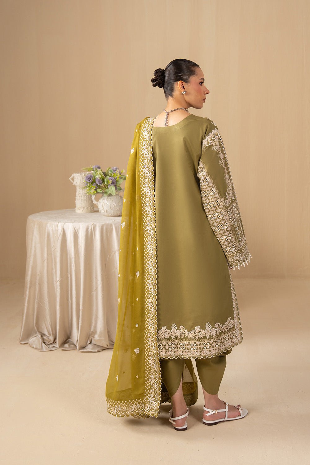 Maryum N Maria | The Eid Affair | NARIN - MSS6382-Brand:Maryam N Maria-Type:Ladies Clothes-mendhi-Lawn-House of Maryam- Buy in UK, USA