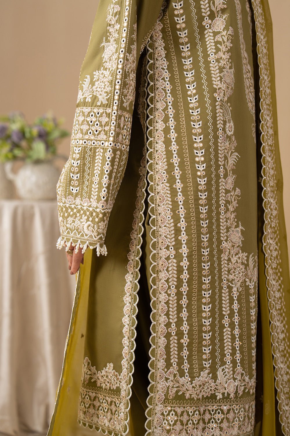 Maryum N Maria | The Eid Affair | NARIN - MSS6382-Brand:Maryam N Maria-Type:Ladies Clothes-mendhi-Lawn-House of Maryam- Buy in UK, USA