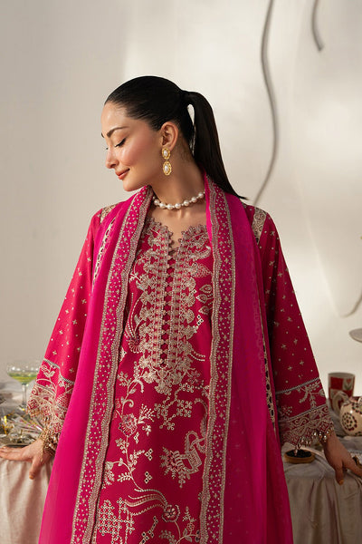 Maryum N Maria | The Eid Affair |SHAMS - MSS6373-Brand:Maryum N Maria-Type:Ladies Clothes-Candy Pink-Lawn-House of Maryam- Buy in UK, USA