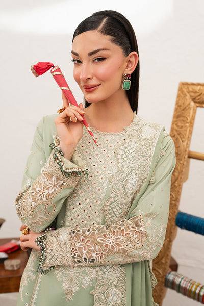 Maryum N Maria | The Eid Affair | YAQEEN - MSS6384-Brand:Maryum N Maria-Type:Ladies Clothes-Mint-Lawn-House of Maryam- Buy in UK, USA