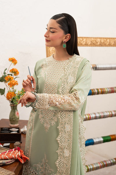 Maryum N Maria | The Eid Affair | YAQEEN - MSS6384-Brand:Maryum N Maria-Type:Ladies Clothes-Mint-Lawn-House of Maryam- Buy in UK, USA