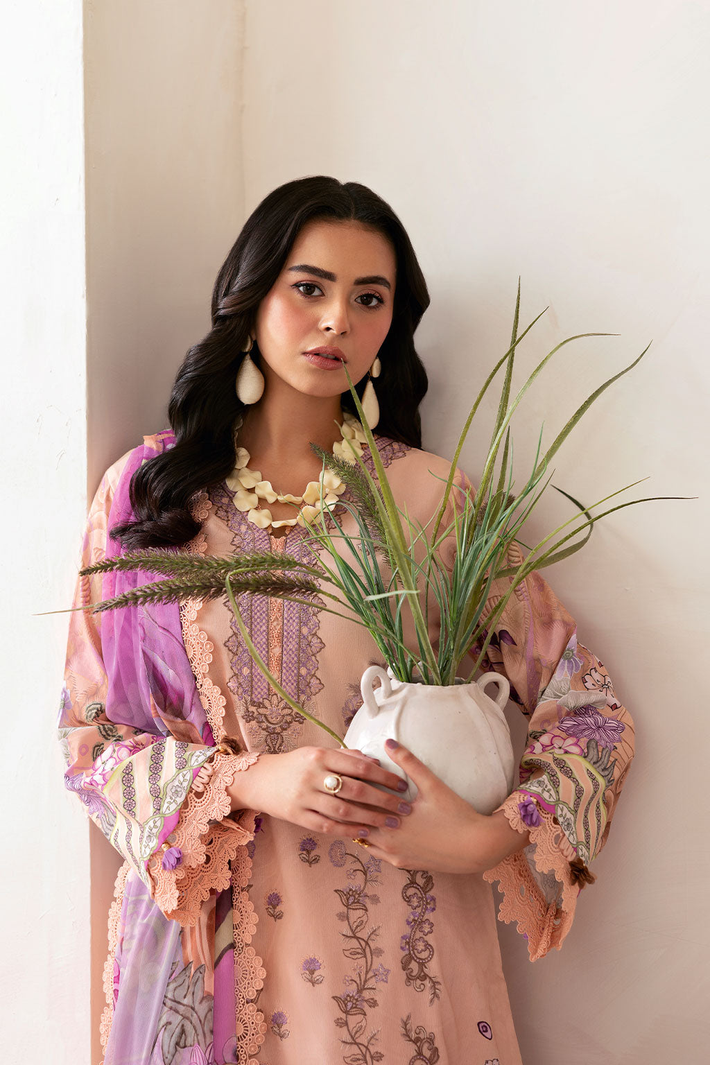 Ramsha | Mashaal Luxury Lawn | L-1411 -  Ramsha Ladies Clothes - Original Designer Dress - House of Maryam