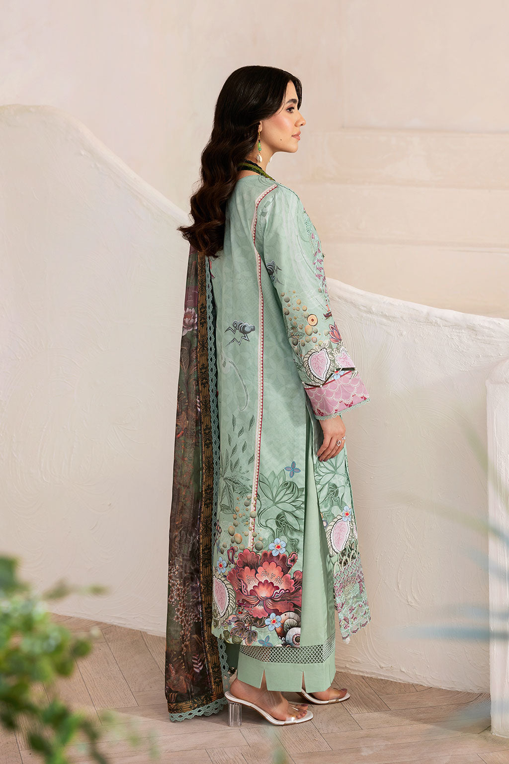 Ramsha | Mashaal Luxury Lawn | L-1405 -  Ramsha Ladies Clothes - Original Designer Dress - House of Maryam