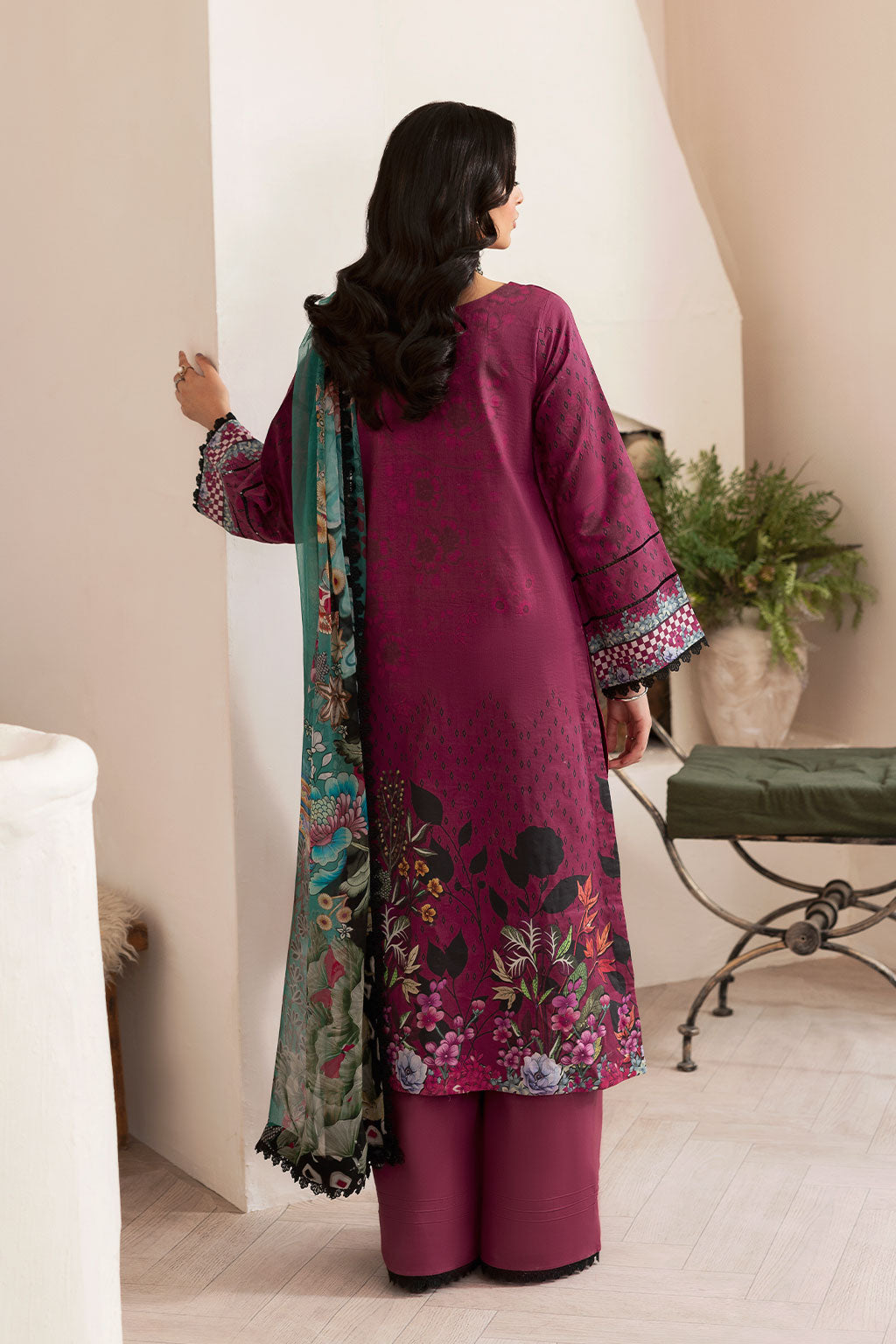 Ramsha | Mashaal Luxury Lawn |  L-1402 -  Ramsha Ladies Clothes - Original Designer Dress - House of Maryam