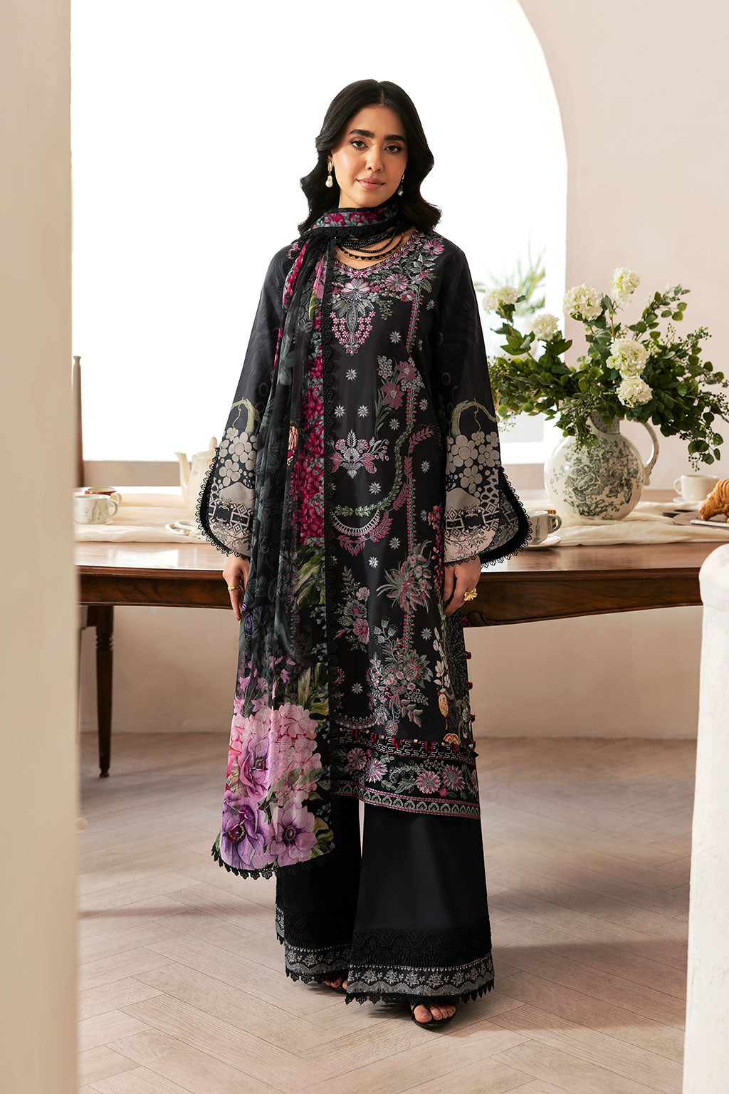 Ramsha | Mashaal Luxury Lawn | L-1403 -  Ramsha Ladies Clothes - Original Designer Dress - House of Maryam