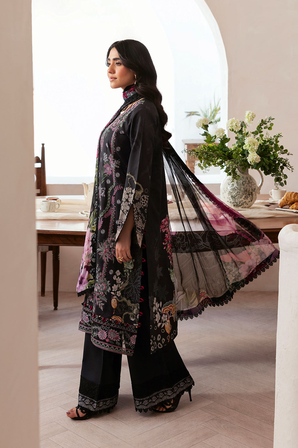Ramsha | Mashaal Luxury Lawn | L-1403 -  Ramsha Ladies Clothes - Original Designer Dress - House of Maryam