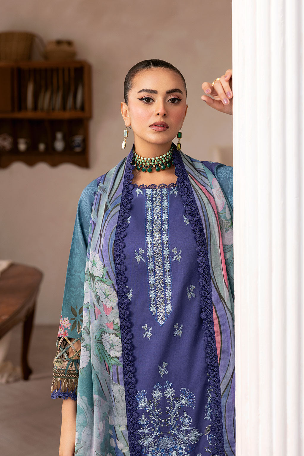 Ramsha | Mashaal Luxury Lawn |  L-1412 -  Ramsha Ladies Clothes - Original Designer Dress - House of Maryam