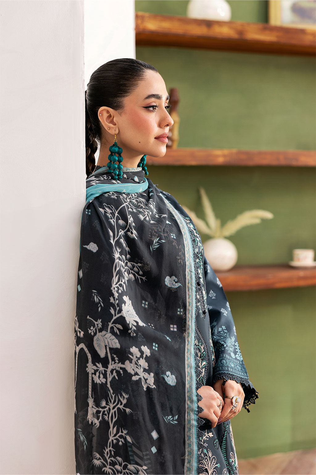 Ramsha | Mashaal Luxury Lawn | L-1408 -  Ramsha Ladies Clothes - Original Designer Dress - House of Maryam