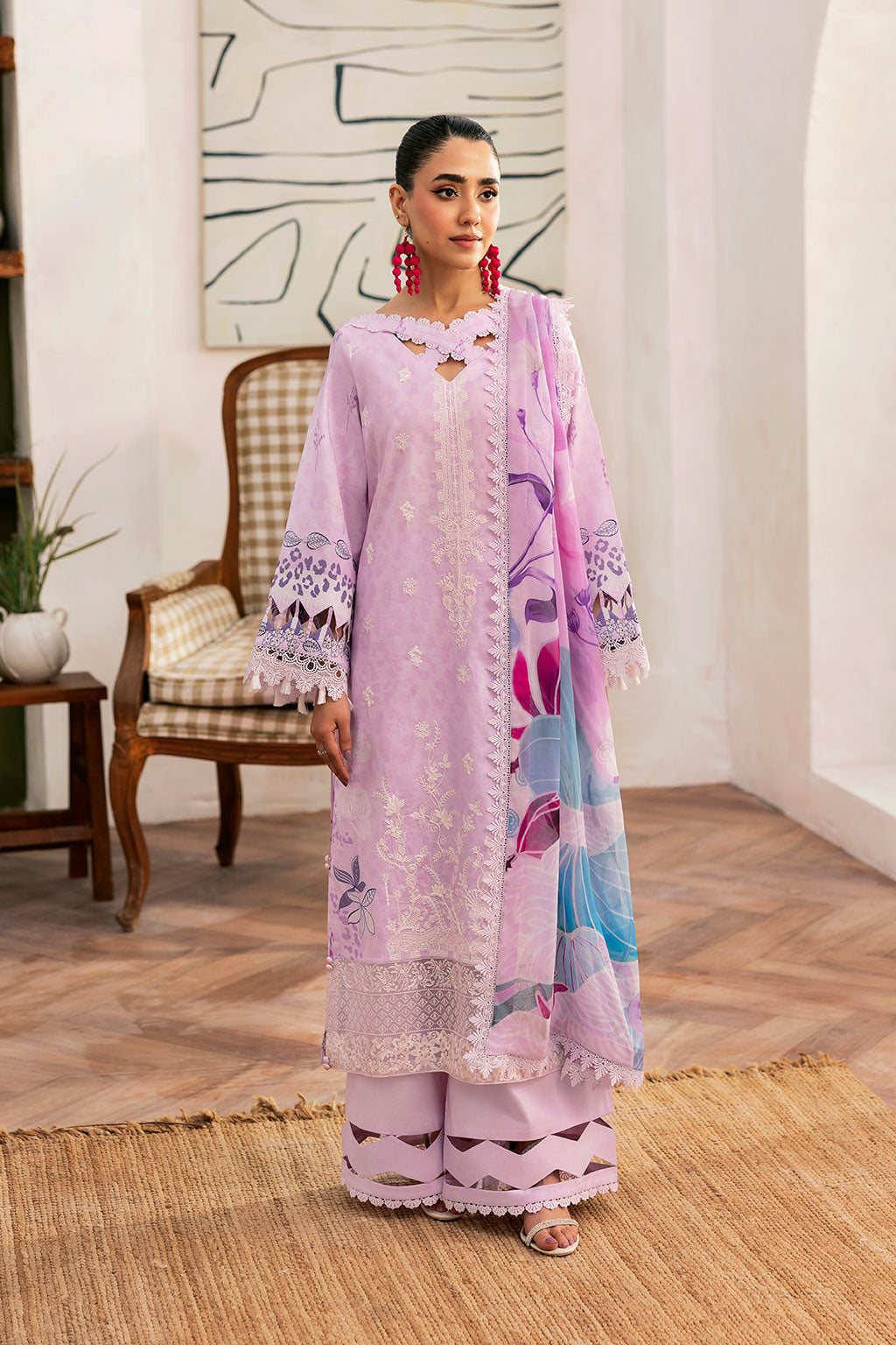 Ramsha | Mashaal Luxury Lawn |  L-1404 -  Ramsha Ladies Clothes - Original Designer Dress - House of Maryam