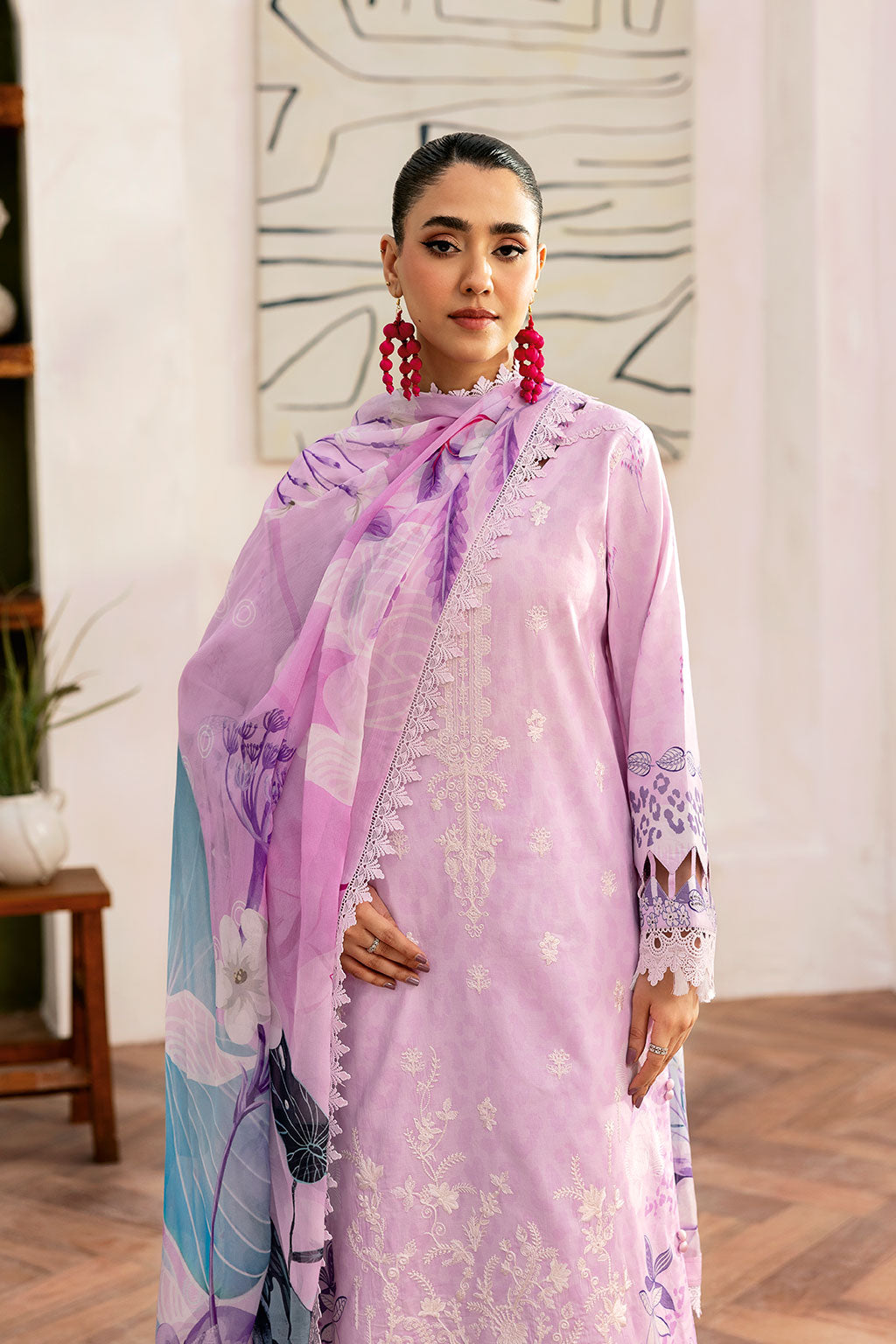 Ramsha | Mashaal Luxury Lawn |  L-1404 -  Ramsha Ladies Clothes - Original Designer Dress - House of Maryam