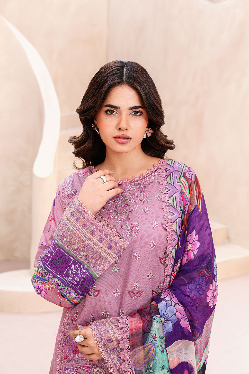 Ramsha | Mashaal Luxury Lawn | L-1508, image 4