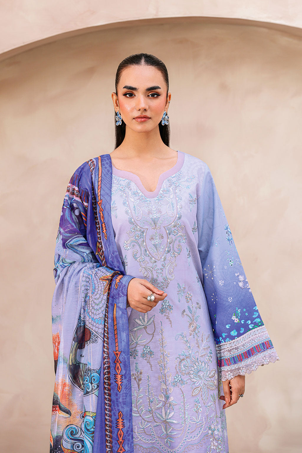 Ramsha | Mashaal Luxury Lawn | L-1505, image 3