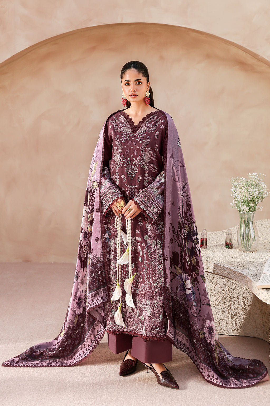 Ramsha | Mashaal Luxury Lawn | L-1507, image 4