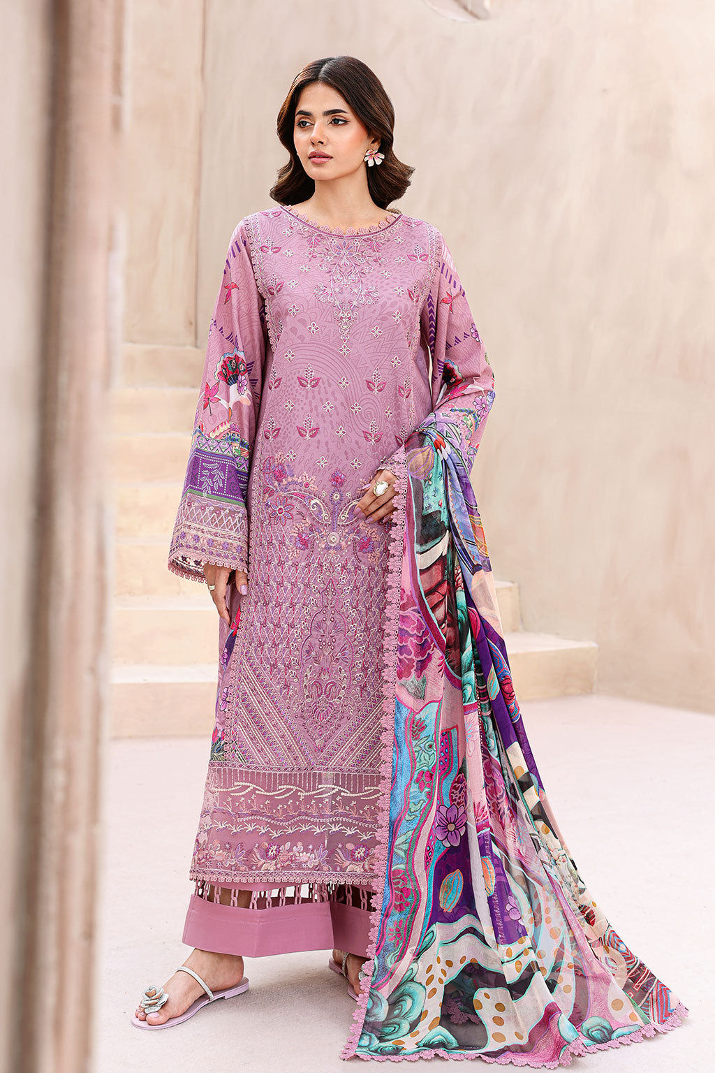 Ramsha | Mashaal Luxury Lawn | L-1508, image 5