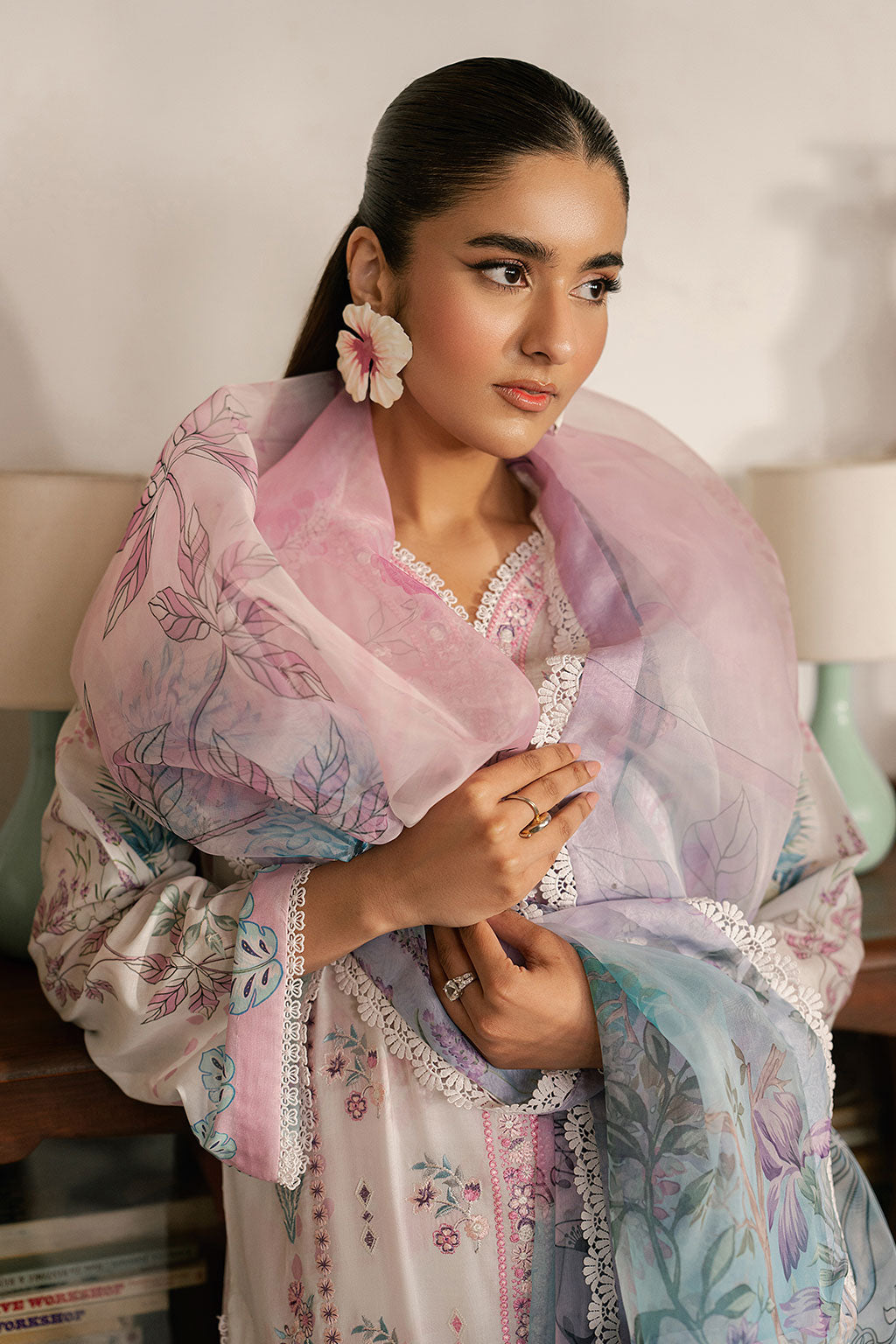 Ramsha | Mashal Luxury Lawn | L-1610, image 5