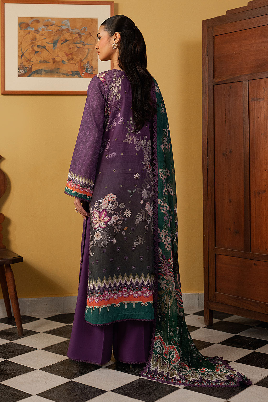 Ramsha | Mashal Luxury Lawn | L-1605, image 2