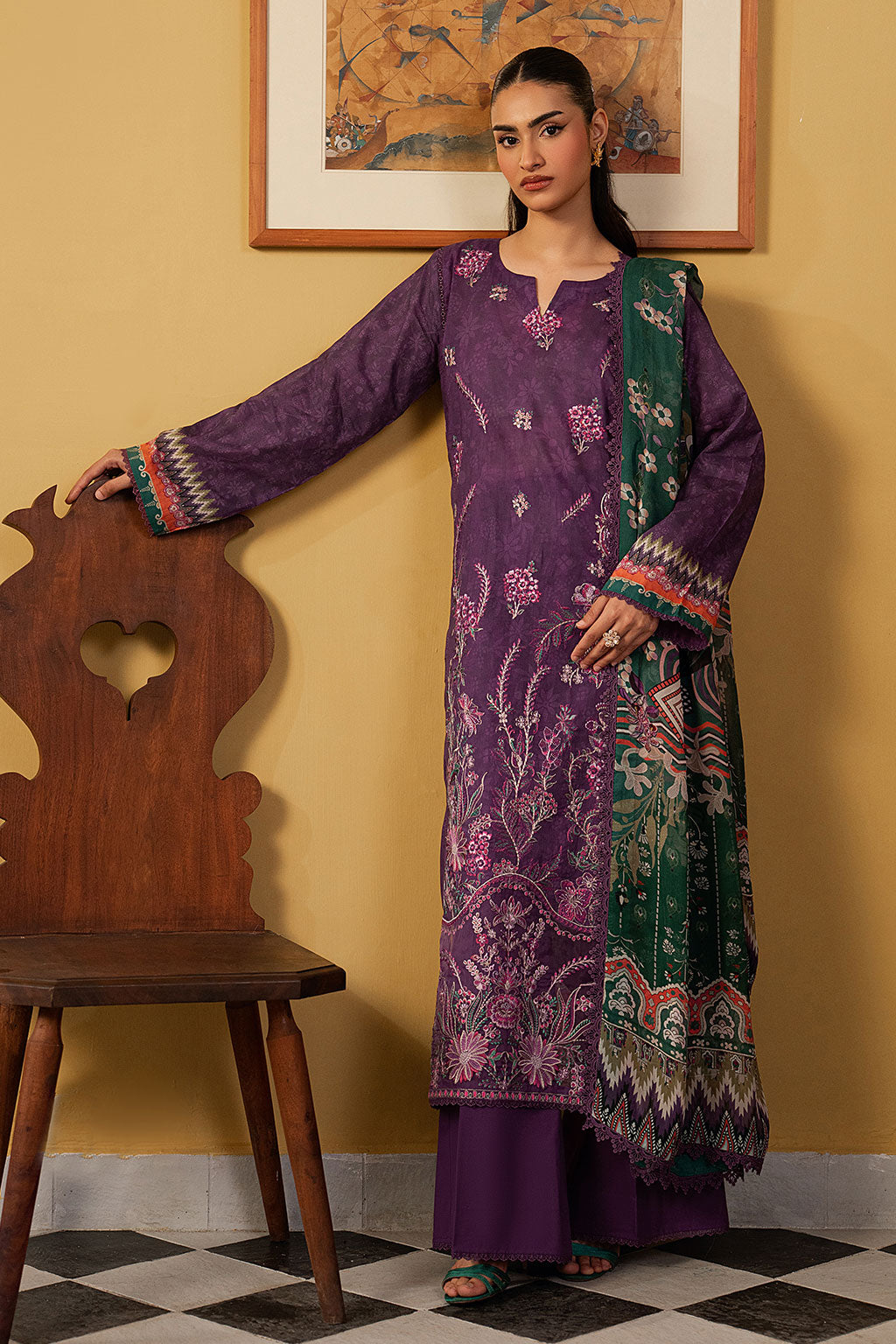 Ramsha | Mashal Luxury Lawn | L-1605-4