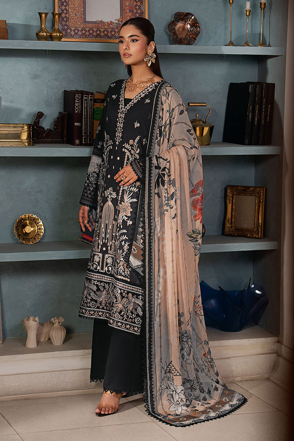 Ramsha | Mashal Luxury Lawn | L-1608, image 5