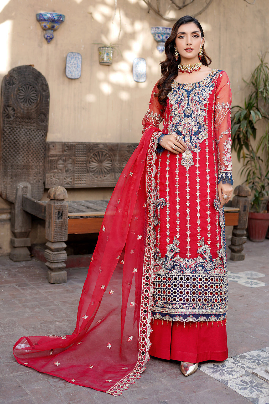 Maryams | Lemilsa Collection | L-809 by Designer Maryams - House of Maryam - Pakistani Designer Ethnic Wear in {{ shop.shopifyCountryName }}