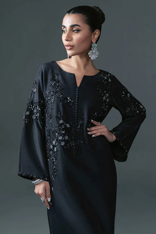 Jeem | Luxury Pret | MAYA BLACK -  Jeem Luxury - Original Designer Dress - House of Maryam