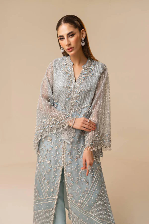 Jeem | Luxury Pret | MAYA BLUE -  Jeem Luxury - Original Designer Dress - House of Maryam