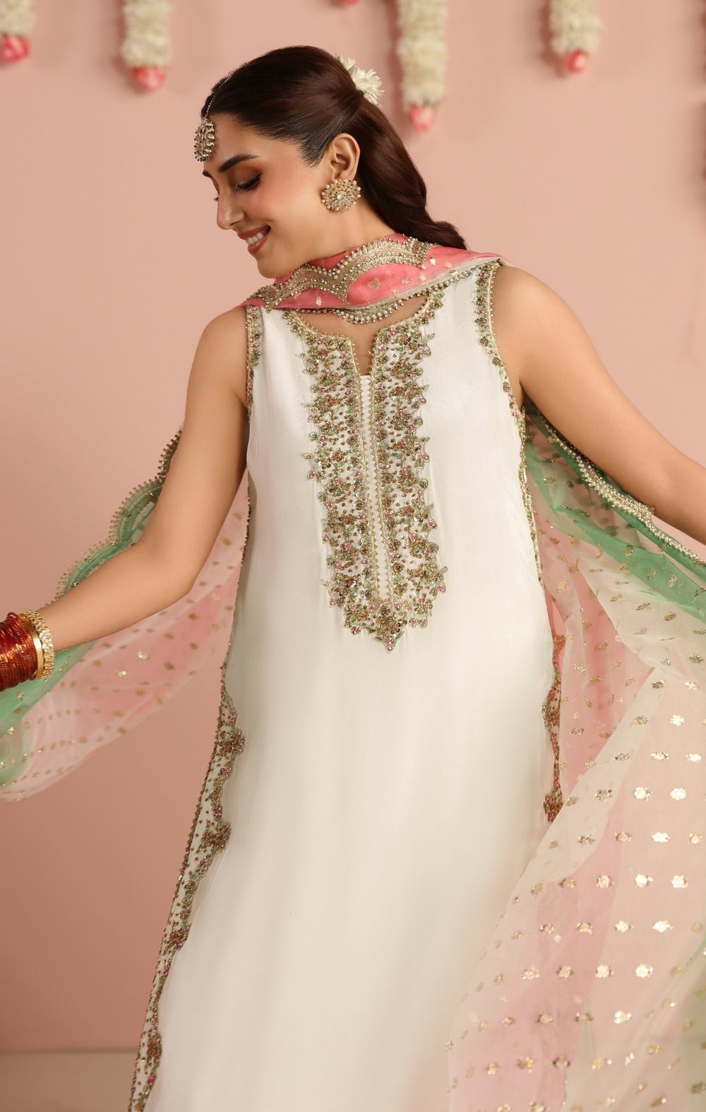 Maya | Jahanara Festive Edit 26 | EIRENE-Brand:Maya-Type:Ladies Clothes-White-Silk-House of Maryam- Buy in UK, USA
