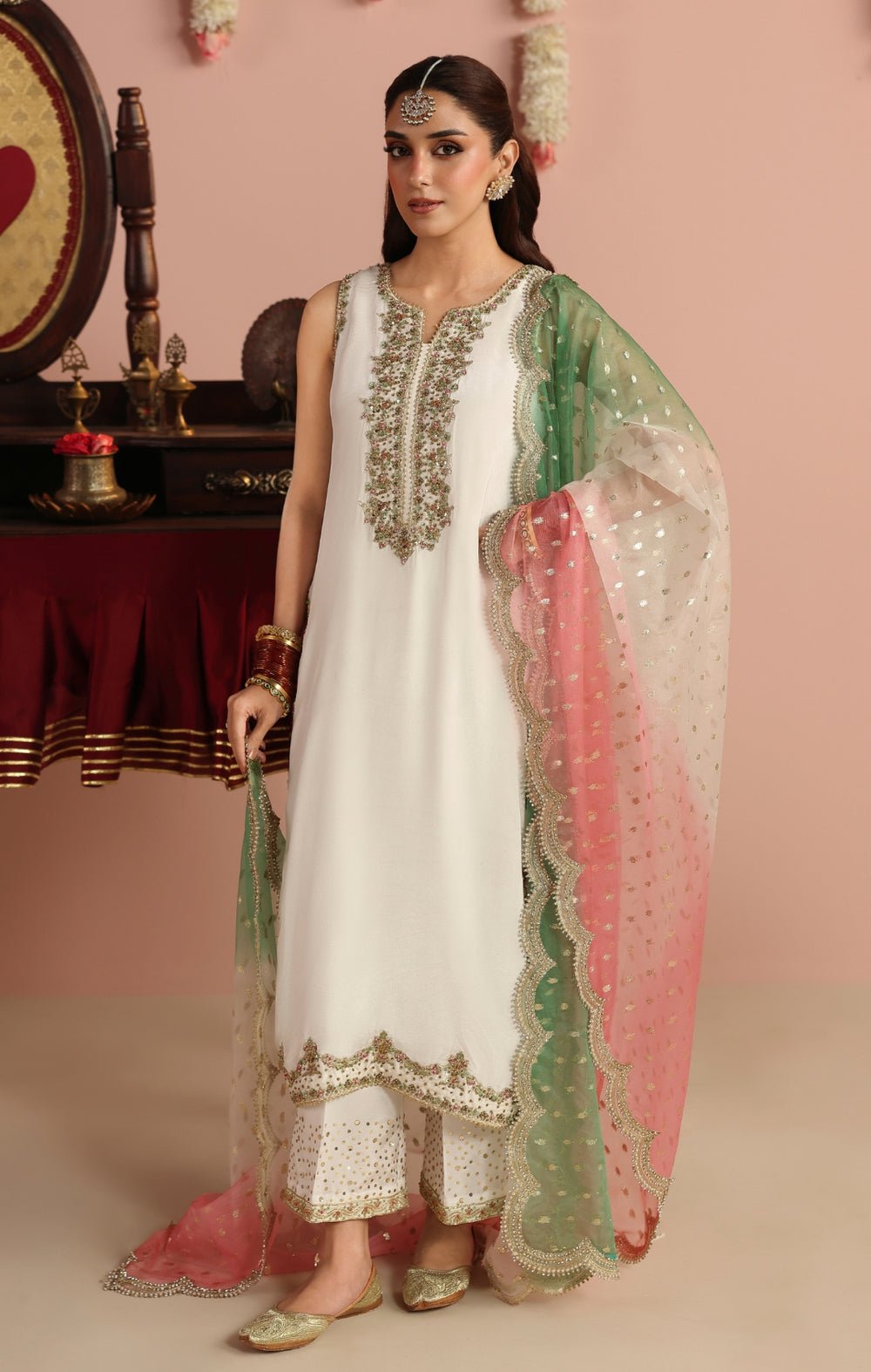 Maya | Jahanara Festive Edit 26 | EIRENE-Brand:Maya-Type:Ladies Clothes-White-Silk-House of Maryam- Buy in UK, USA
