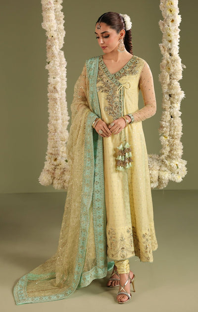 Maya | Jahanara Festive Edit 26 | MEHRUNISSA-Brand:Maya-Type:Ladies Clothes-Ivory Gold-Silk Karandi-House of Maryam- Buy in UK, USA