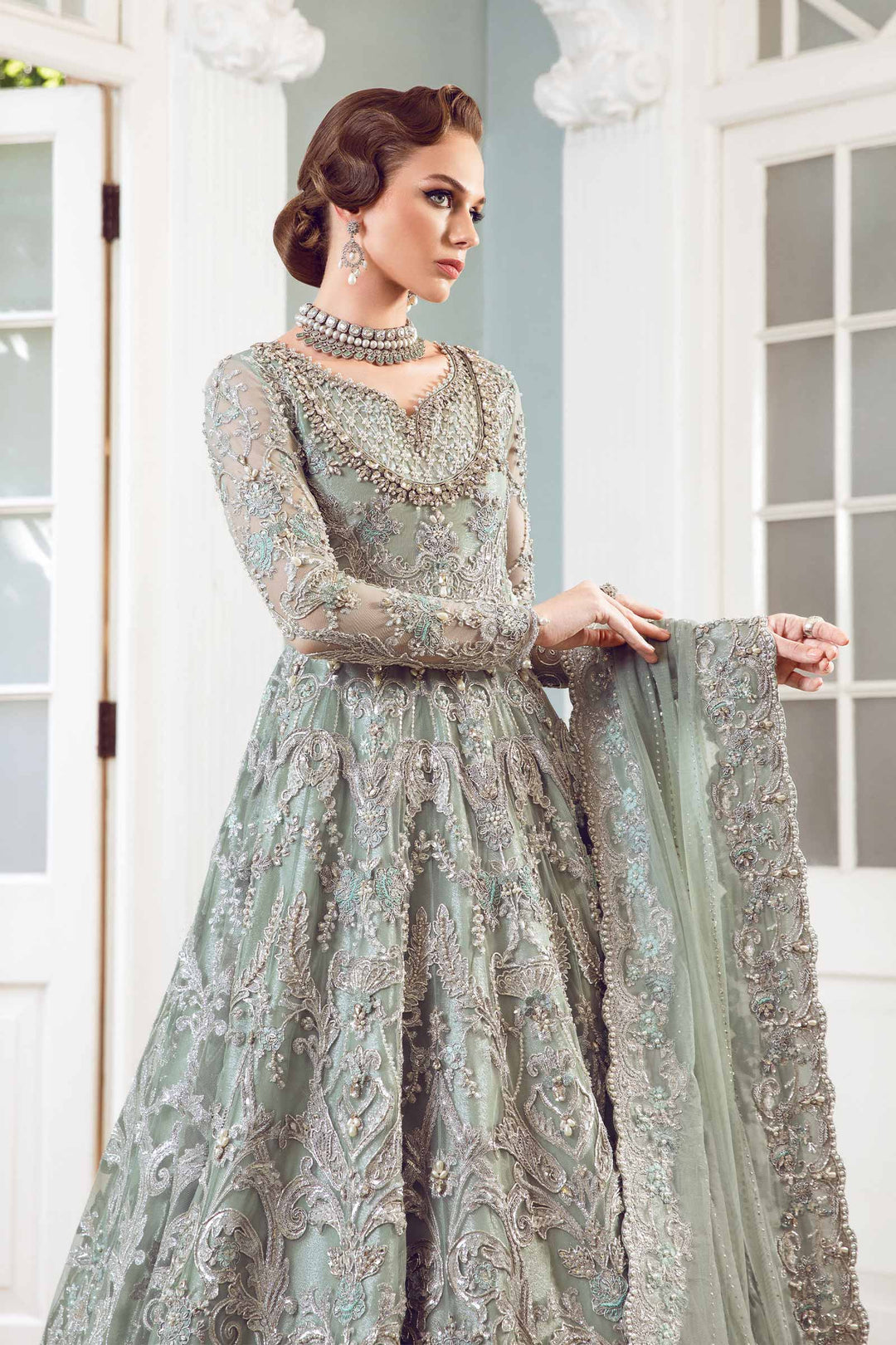 Maria B | Bridal Couture | Chantrea by Designer Maria B - House of Maryam - Pakistani Designer Ethnic Wear in {{ shop.shopifyCountryName }}