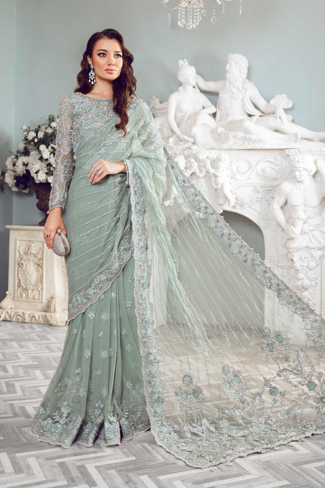 Maria B | Bridal Couture | Helene -  Maria B Ladies Clothes - Original Designer Dress - House of Maryam