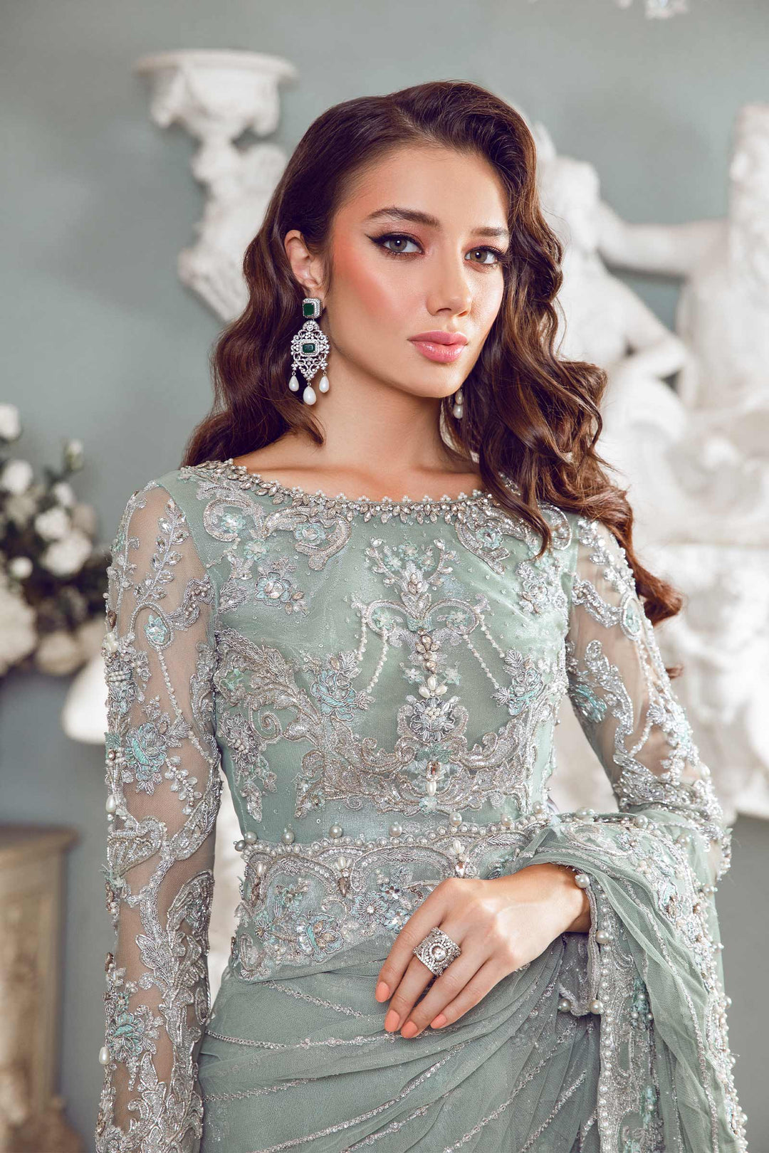 Maria B | Bridal Couture | Helene by Designer Maria B - House of Maryam - Pakistani Designer Ethnic Wear in {{ shop.shopifyCountryName }}