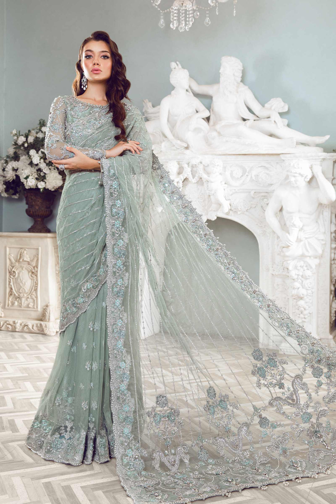 Maria B | Bridal Couture | Helene -  Maria B Ladies Clothes - Original Designer Dress - House of Maryam