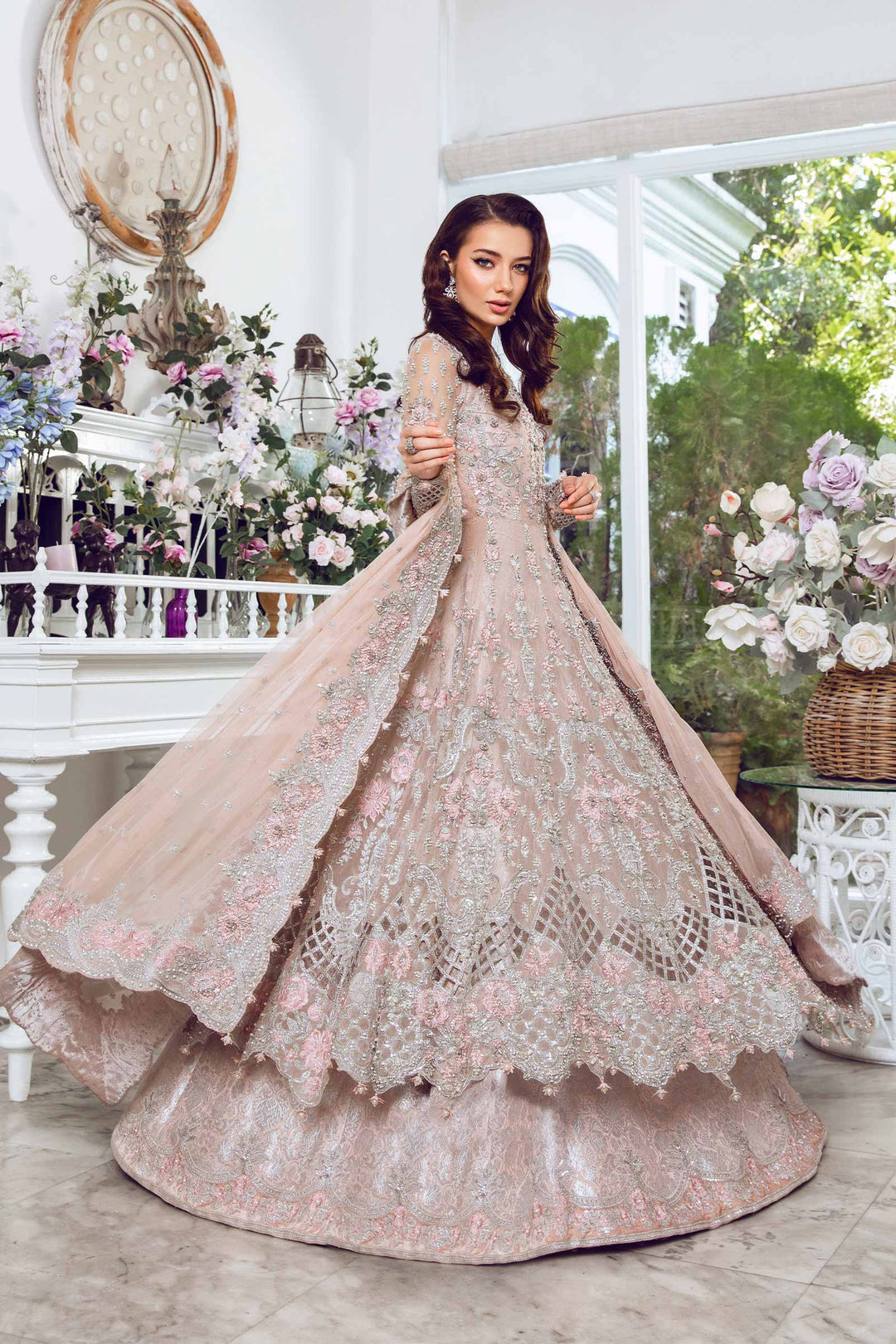 Maria B | Bridal Couture | Nyra by Designer Maria B - House of Maryam - Pakistani Designer Ethnic Wear in {{ shop.shopifyCountryName }}