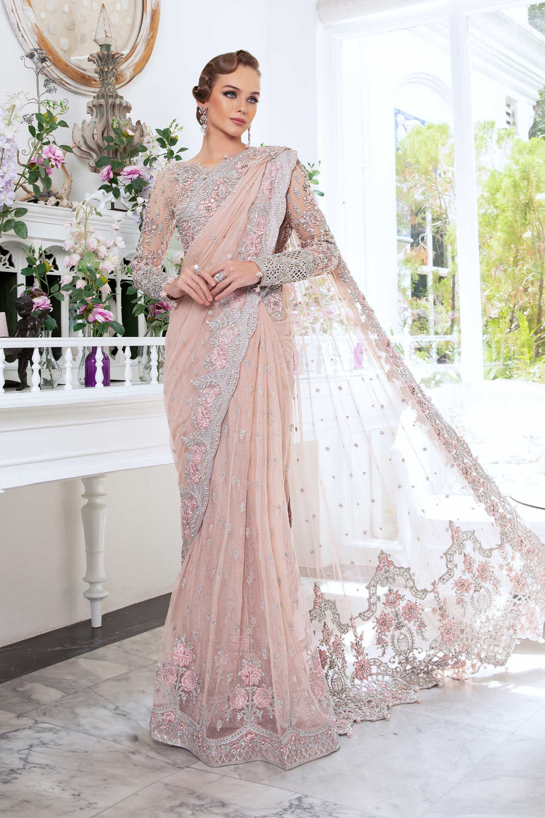 Maria B | Bridal Couture | Dahlia -  Maria B Ladies Clothes - Original Designer Dress - House of Maryam