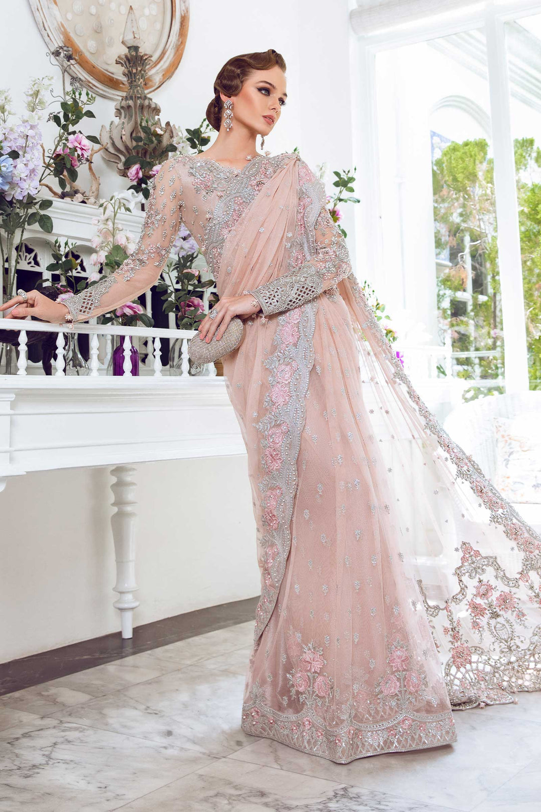 Maria B | Bridal Couture | Dahlia by Designer Maria B - House of Maryam - Pakistani Designer Ethnic Wear in {{ shop.shopifyCountryName }}