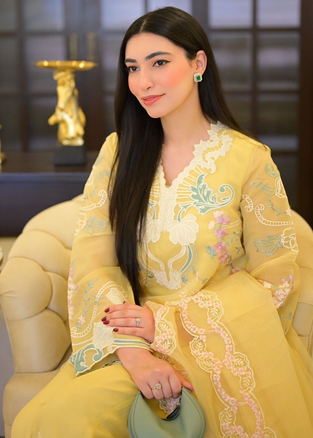 Saira Shakira | Rosea Casual Pret 25 | Dandelion Hues -  Saira Shakira Ladies Clothes - Original Designer Dress - House of Maryam