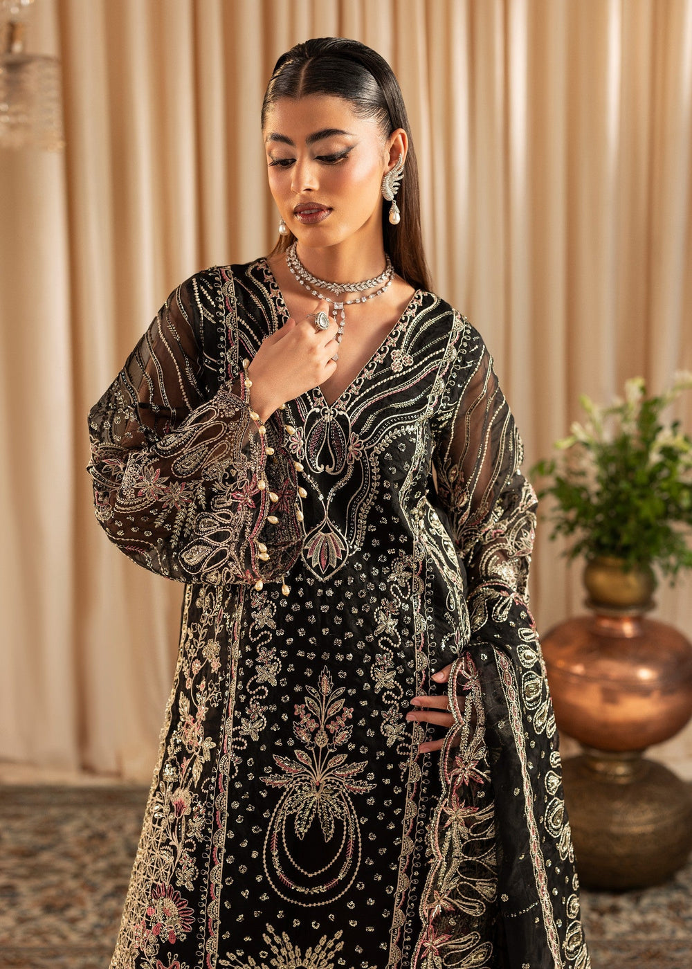 Diara Couture | Suave Formals | DF-69 - BLACK, image 3