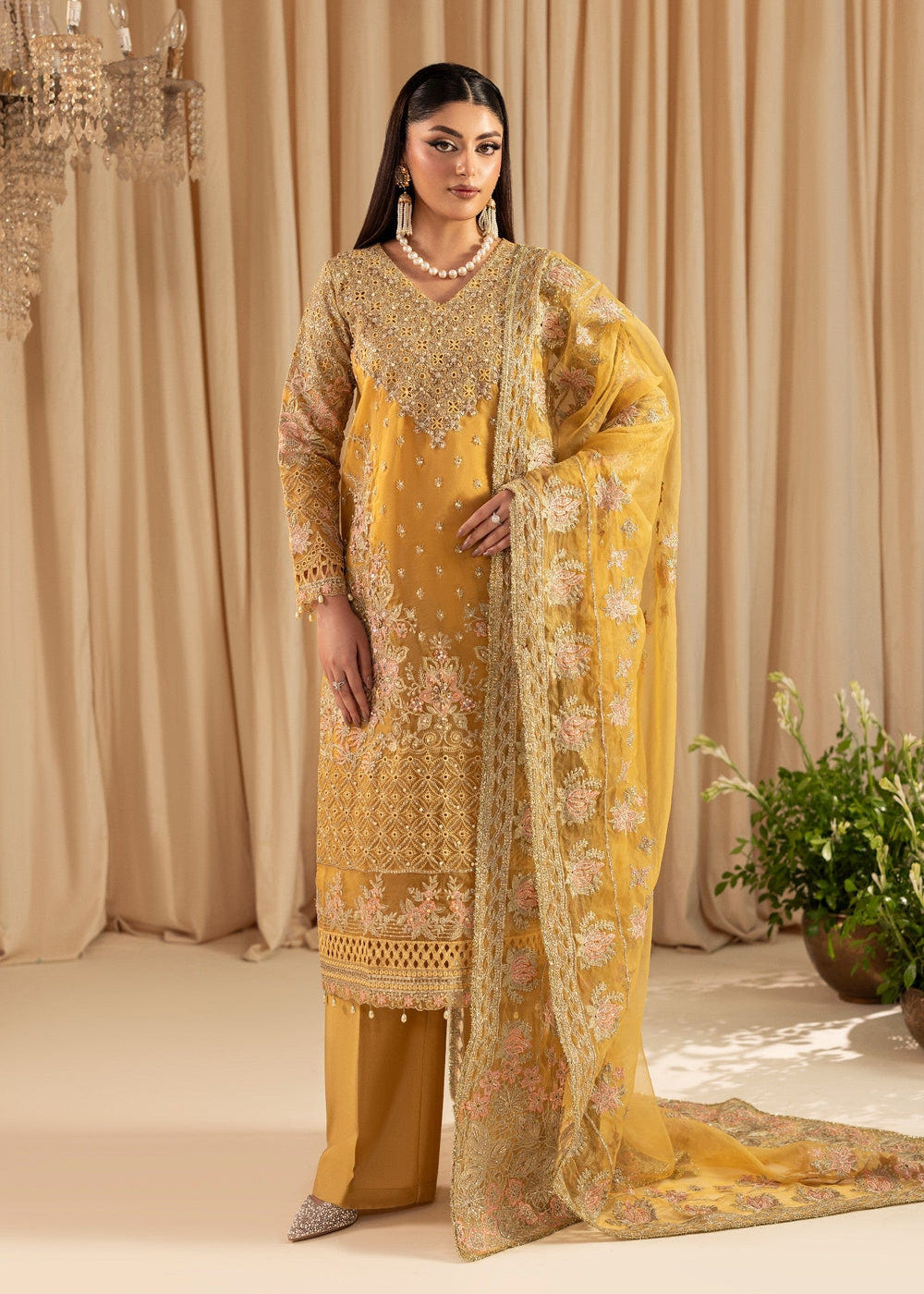 Diara Couture | Suave Formals | UN-06 - MUSTARD