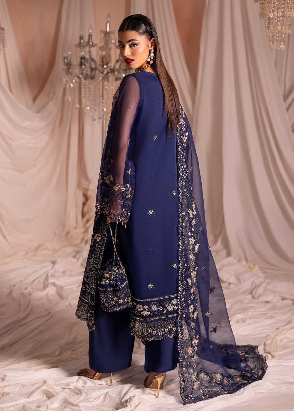 Diara Couture | Suave Formals | DF-43 - NAVY BLUE, image 2