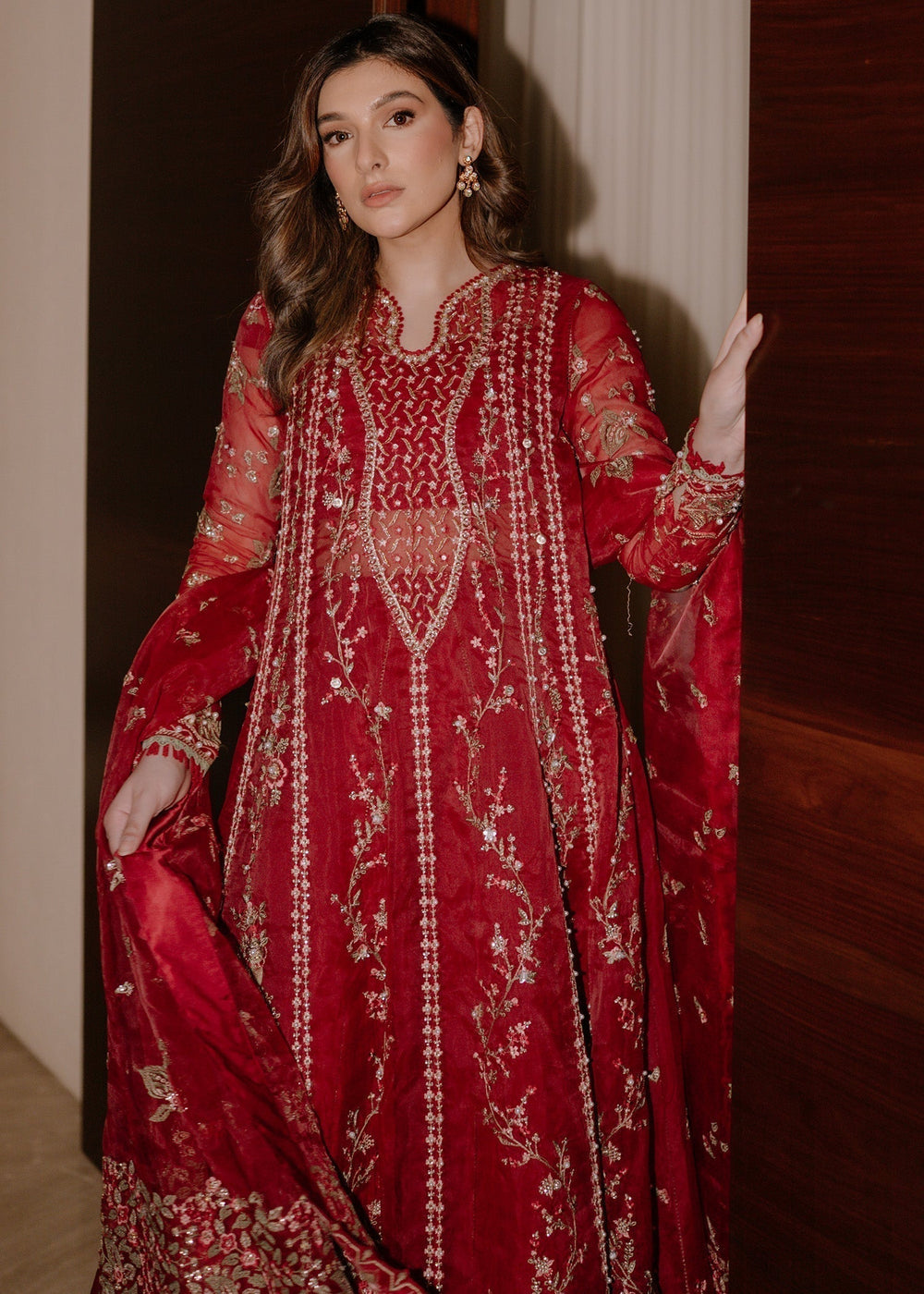 Sadaf Fawad Khan | Festive 25 | Scarlet, image 4