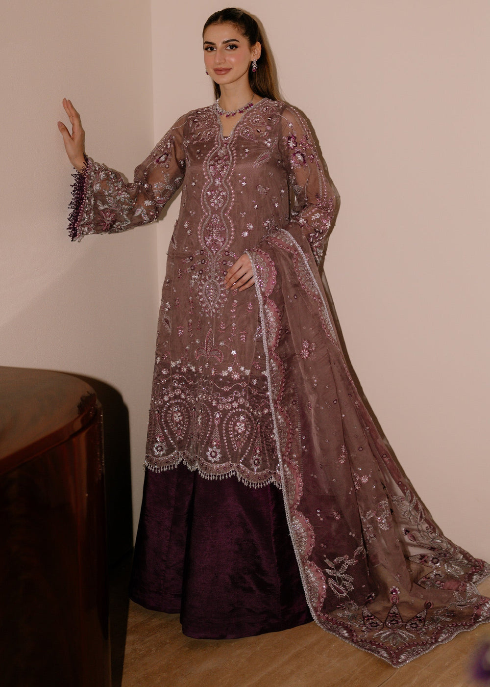 Sadaf Fawad Khan | Festive 25 | Wistful Mauve, image 5