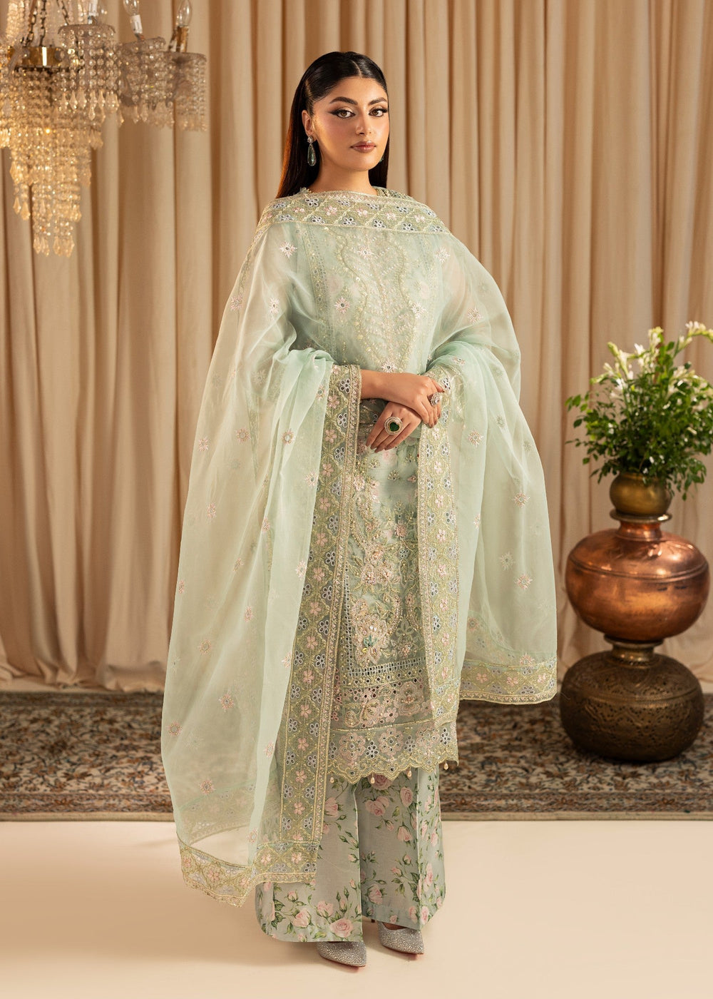 Diara Couture | Suave Formals | UN-05 - PASTEL GREEN, image 7