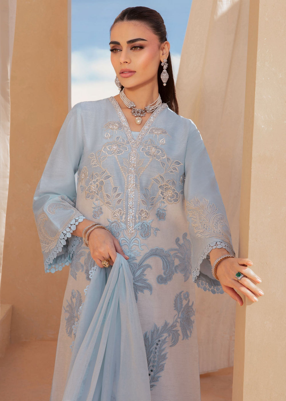Saira Shakira | Rosea Casual Pret 25 | Keshi -  Saira Shakira Ladies Clothes - Original Designer Dress - House of Maryam