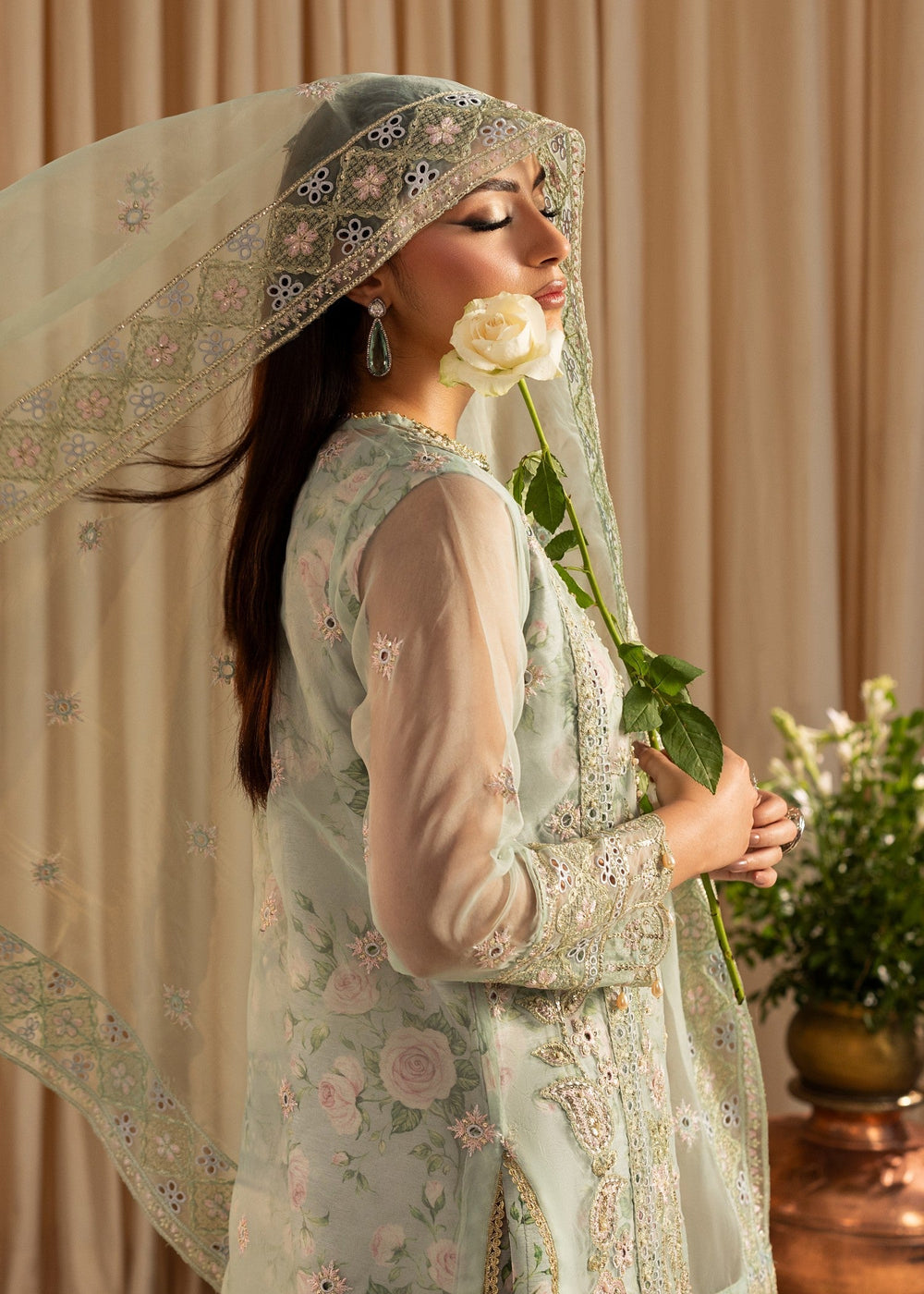Diara Couture | Suave Formals | UN-05 - PASTEL GREEN, image 6