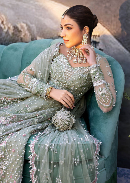Sadaf Fawad Khan | Wedding Festive 25 | Seafoam -  Sadaf Fawad Khan Ladies Clothes - Original Designer Dress - House of Maryam