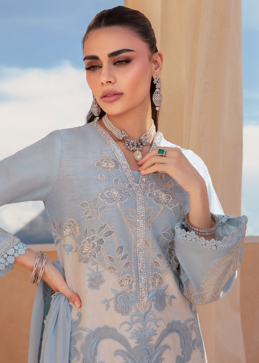 Saira Shakira | Rosea Casual Pret 25 | Keshi -  Saira Shakira Ladies Clothes - Original Designer Dress - House of Maryam