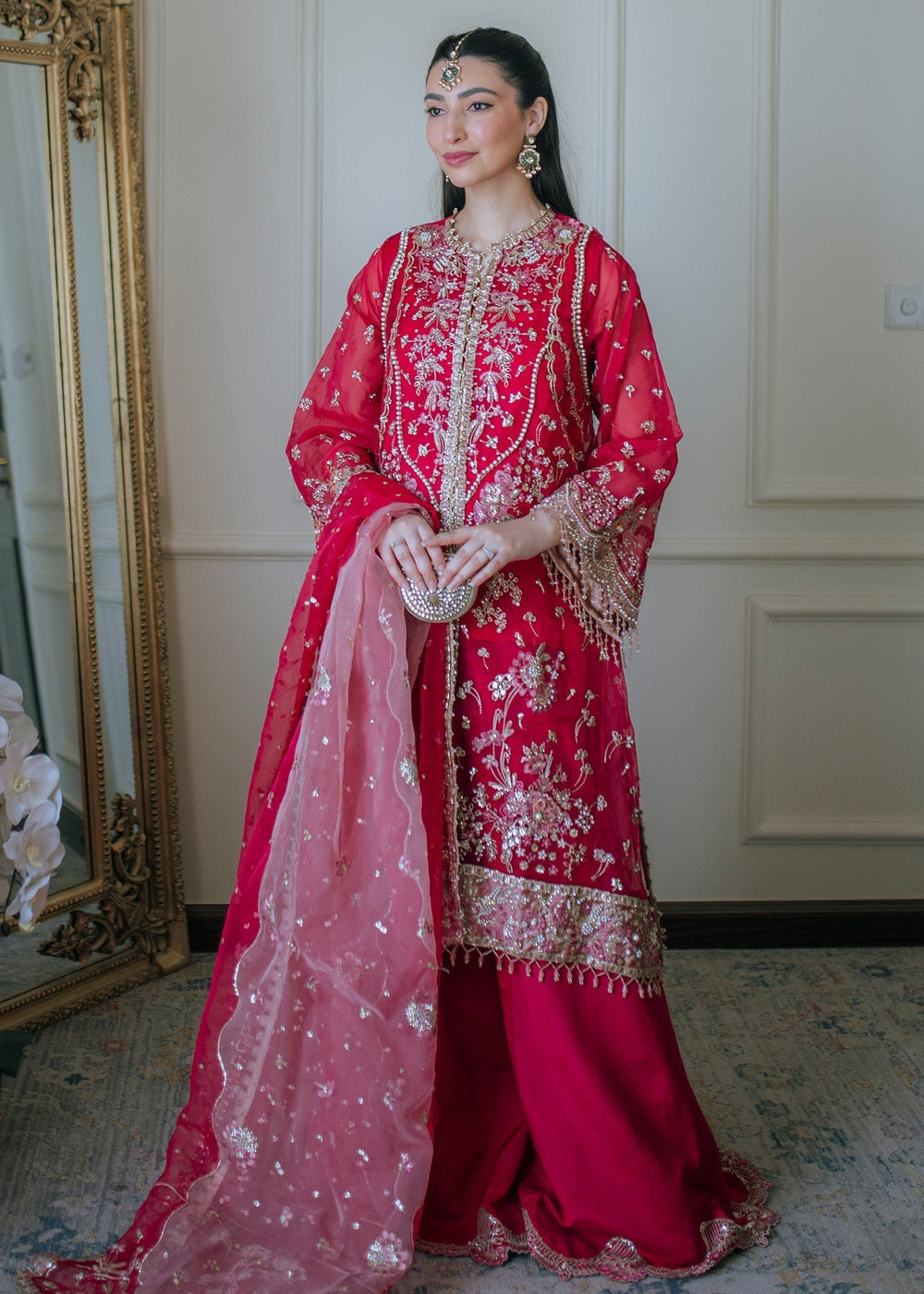 Sadaf Fawad Khan | Festive 25 | Fuschia Rose, image 2