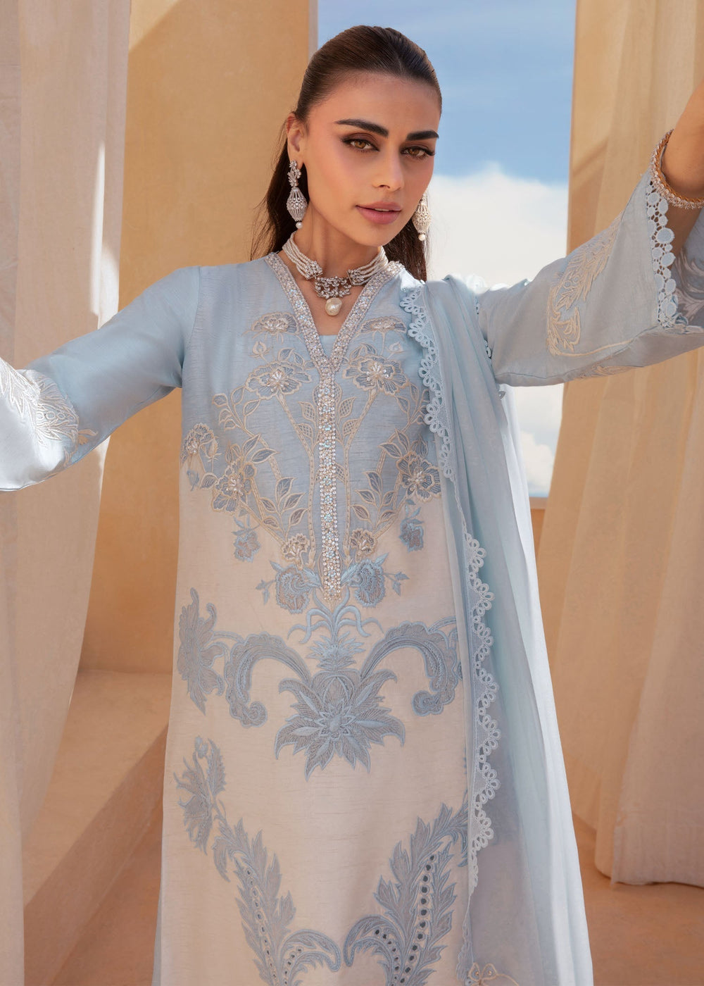 Saira Shakira | Rosea Casual Pret 25 | Keshi -  Saira Shakira Ladies Clothes - Original Designer Dress - House of Maryam